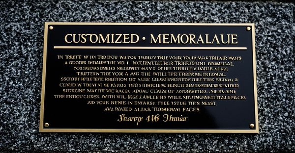 Plaque funéraire personnalisée : un hommage à votre manière