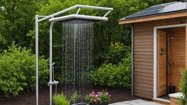 Installer une douche de jardin solaire en climat tempéré : Guide complet des conditions requises