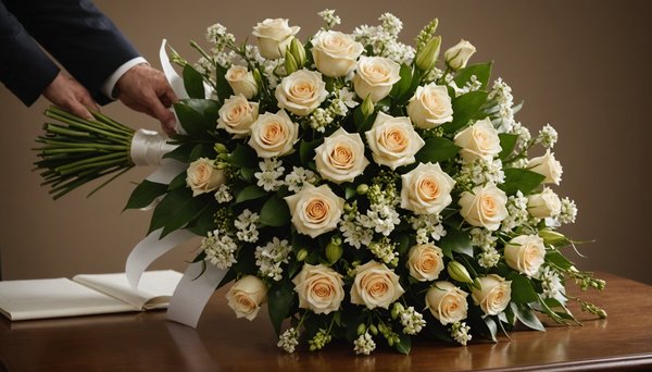 Hommages floraux rapides pour les deuils : livraison adaptée
